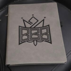 Engraved Leather Notebook