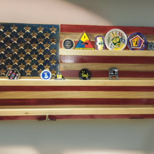 Legacy Flag Coin Display Rack (Coin Holder Edition)