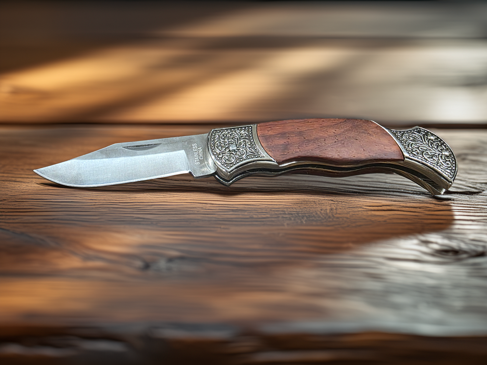 Personalized Vintage Pocket Knife with Gift Box - Image 2